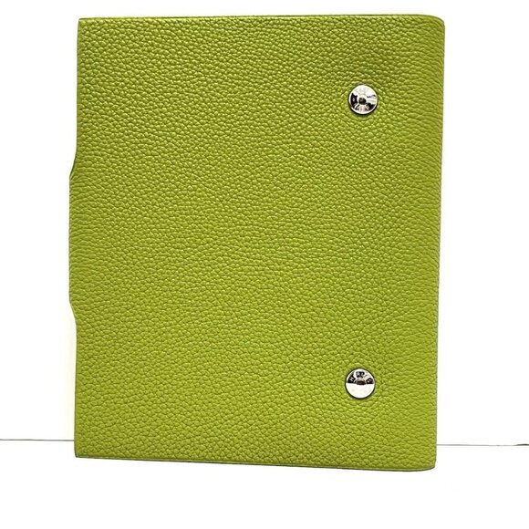 Auth HERMES Ulysse PM Anis Green Taurillon Clemence Accessory Case 306-102024 - Picture 2 of 6